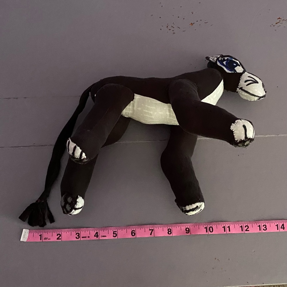 🦁BLACK LIONESS🦁 11” Rare ONE-OF-A-KIND Handmade PLUSH Collectible - Picture 7 of 7